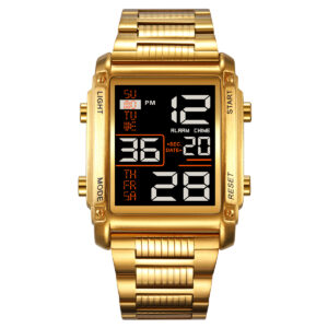 2206GDBK reloj Skmei Dorado